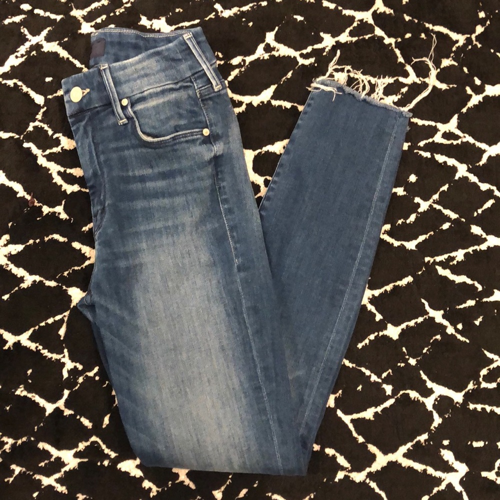 Mother the high looker ankle fray size 25